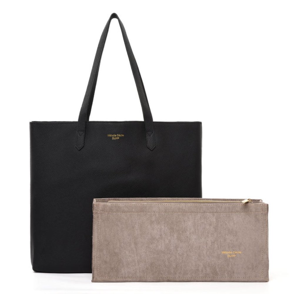Leather Shoulder Tote bag by Mélodie Cécile DUYP